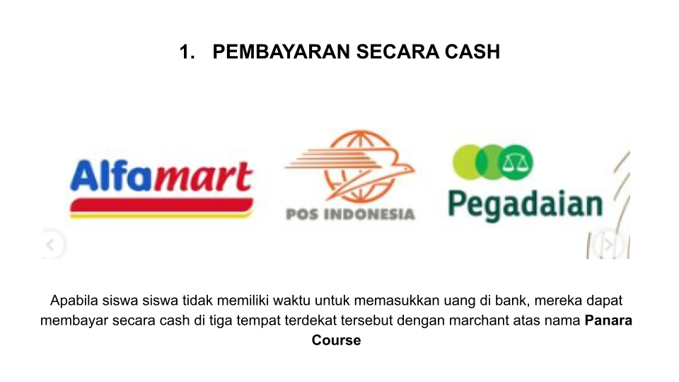 PEMBAYARAN BIMBEL PANARA COURSE (3)