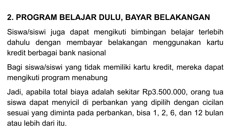 PEMBAYARAN BIMBEL PANARA COURSE (4)