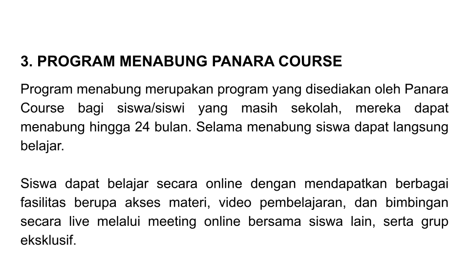 PEMBAYARAN BIMBEL PANARA COURSE (5)