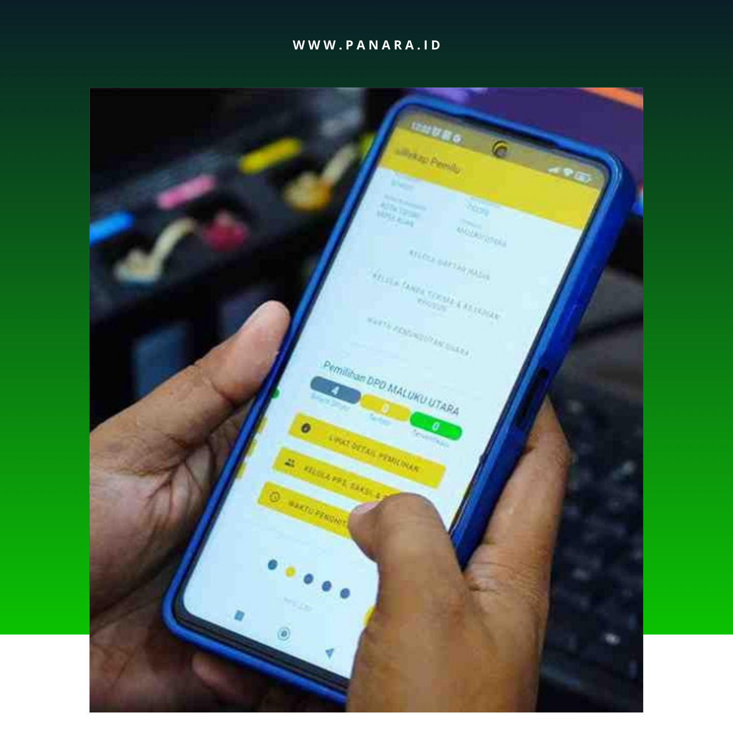mempunyai aplikasi terkini