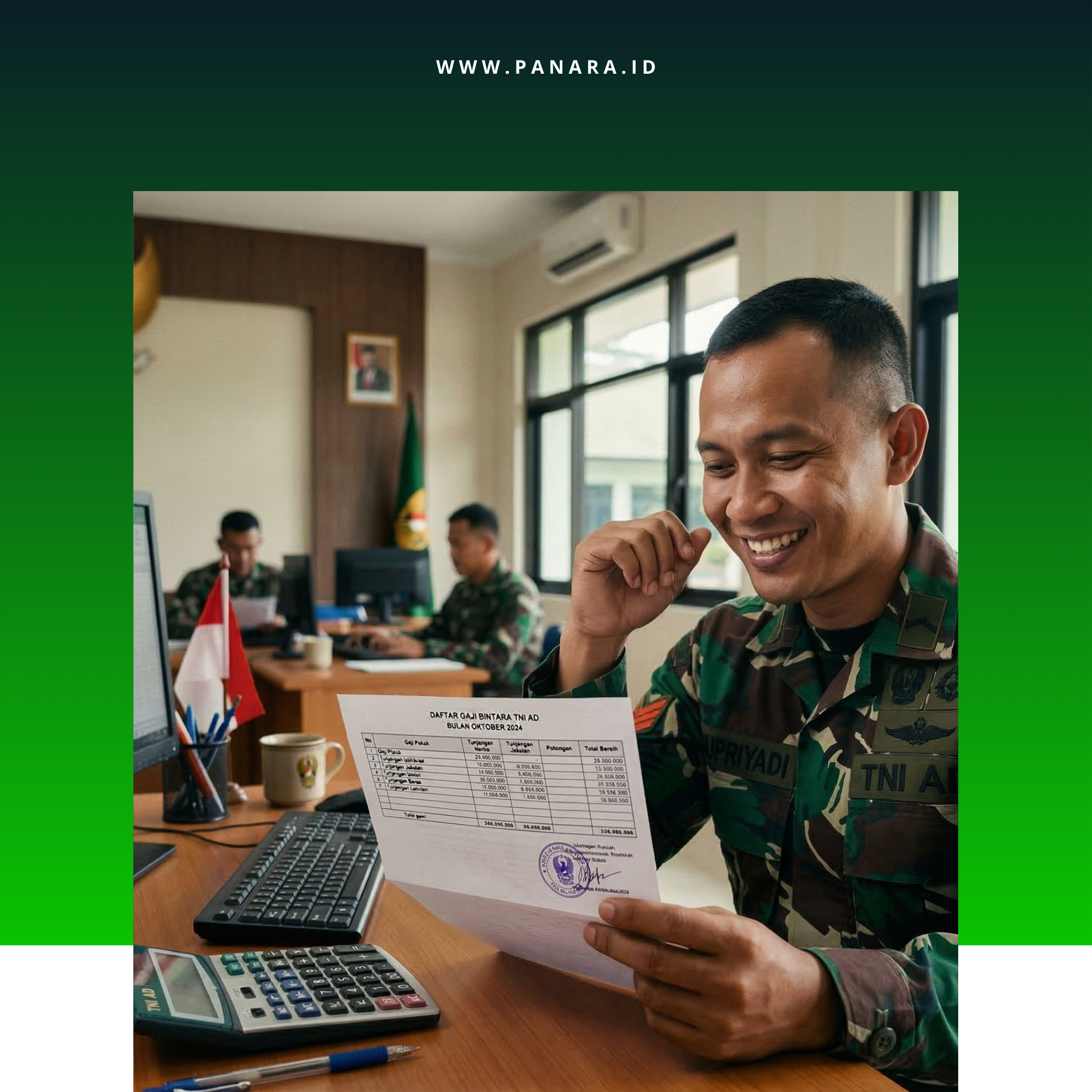 Gaji Bintara TNI AD