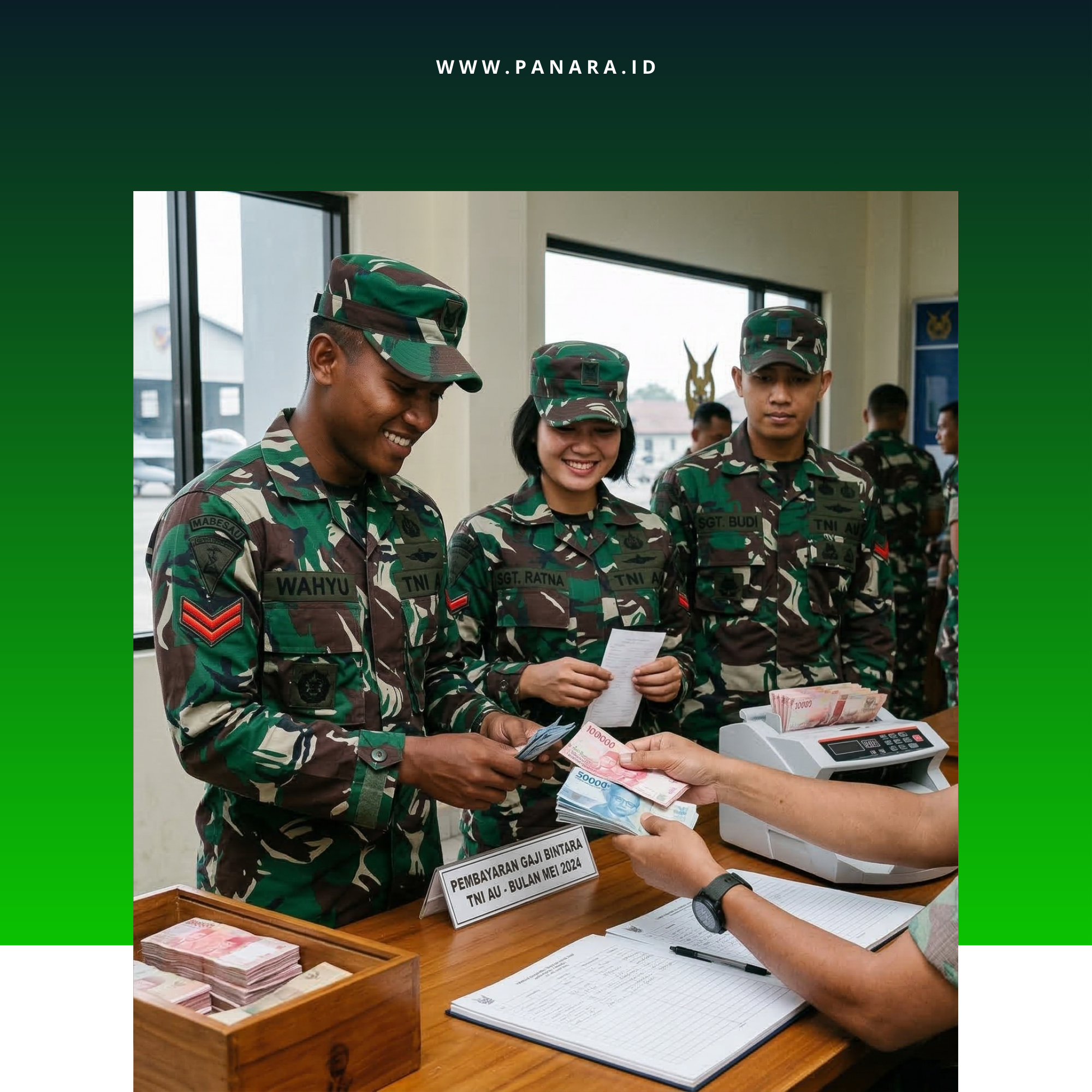 Gaji Bintara TNI AU
