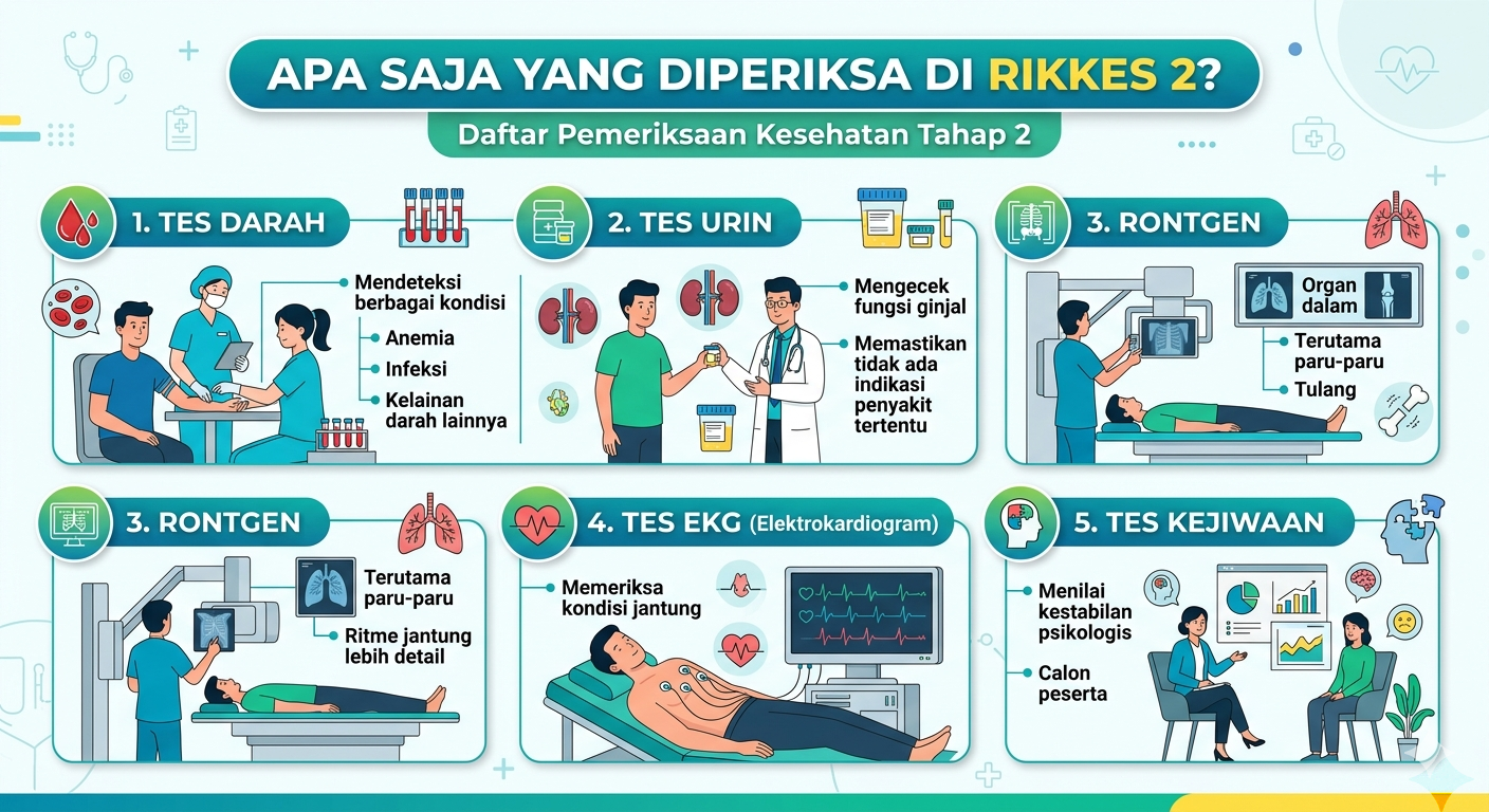 Apa Saja yang Diperiksa di Rikkes 2